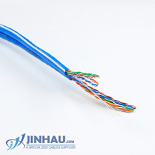 Duplex Cat5E Lan Cable UTP, 24AWG, UL Listed, CM/CMR, Blue