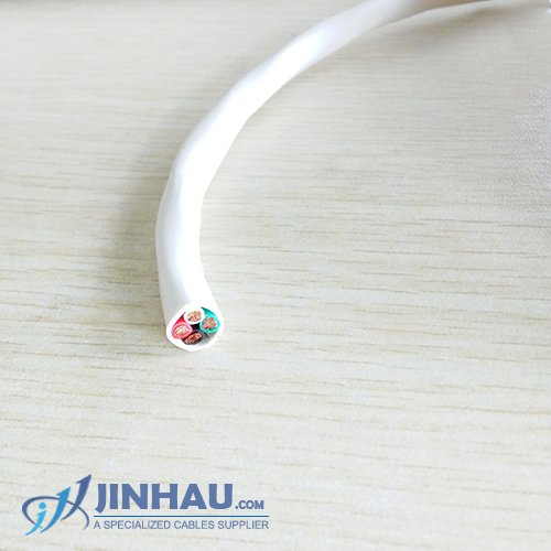 Alarm Cable - Unshielded 4C 8 AWG Stranded Copper White