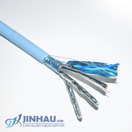 Lan Cable Cat6A F/FTP 23 AWG UL/CE/RoHS/REACH/ISO14001 CM/CMR